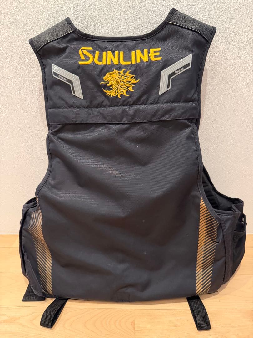 SUNLINE フィッシング用ライフジャケット ブラック