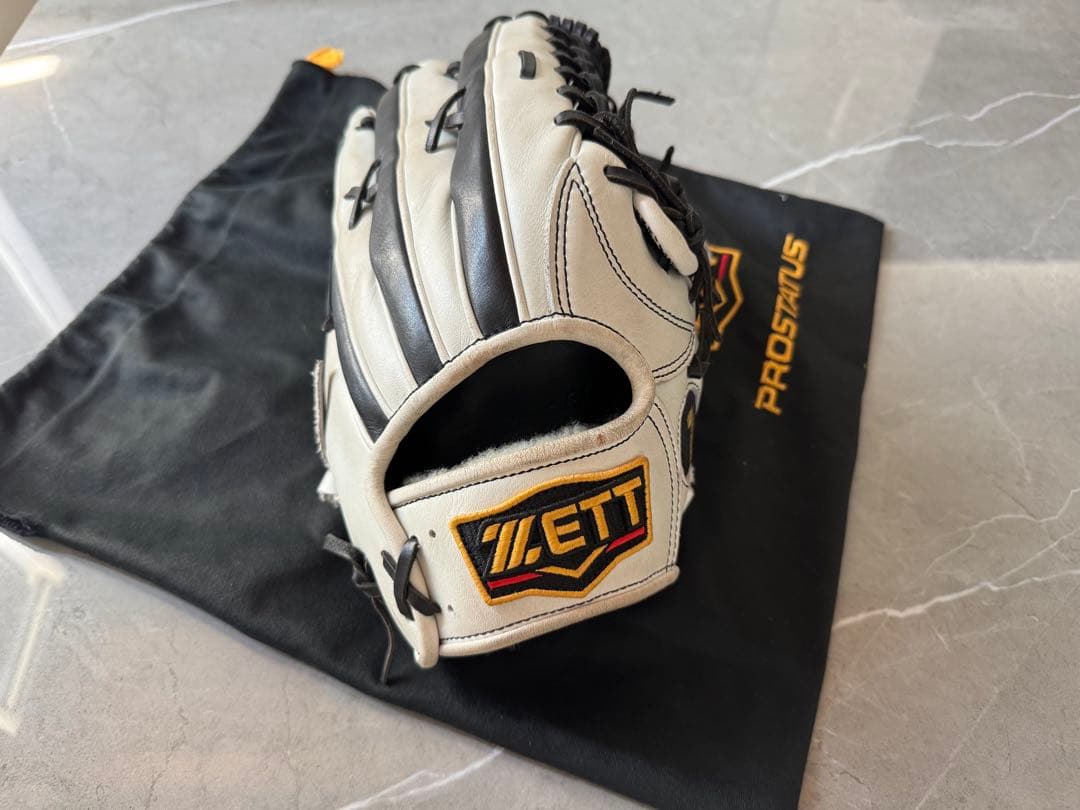 最終値下げ　ZETT プロステイタス　外野用　オーダーグラブ　軟式
