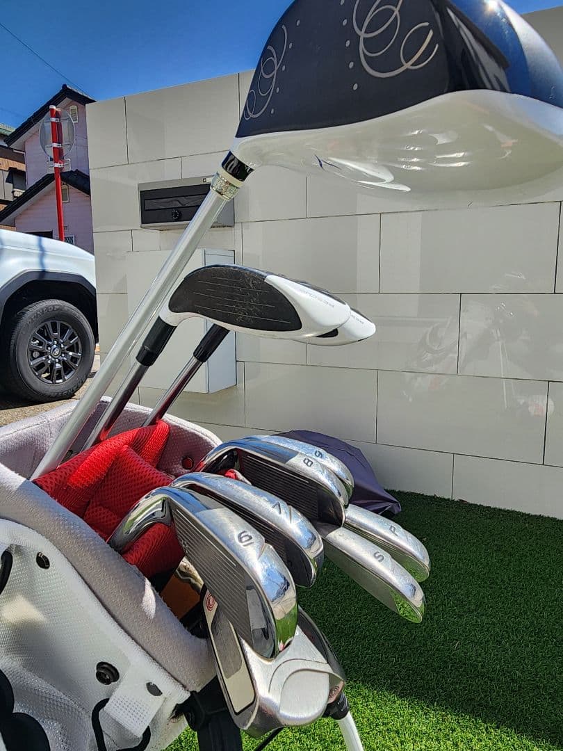 期間値引き　TaylorMade レディース L フルセットトラベルカバー付き！