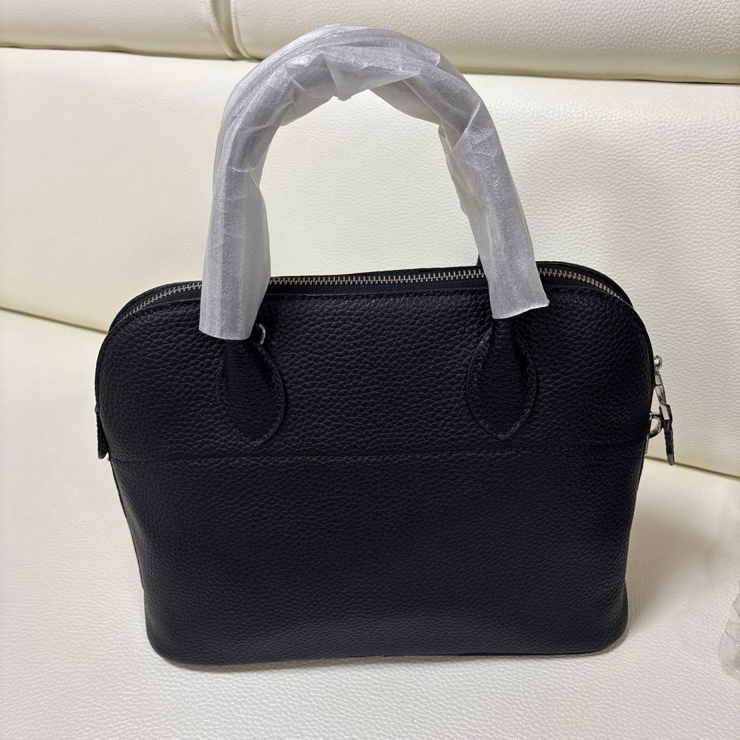 ◇新品・未使用品◇ 本革ブッカディショルダーバッグ　ブラック　30サイズ
