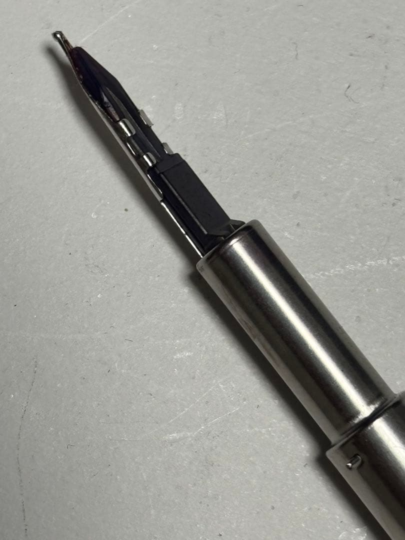 18k PILOT パイロット ノック式万年筆 キャップレス万年筆　筆記未確認