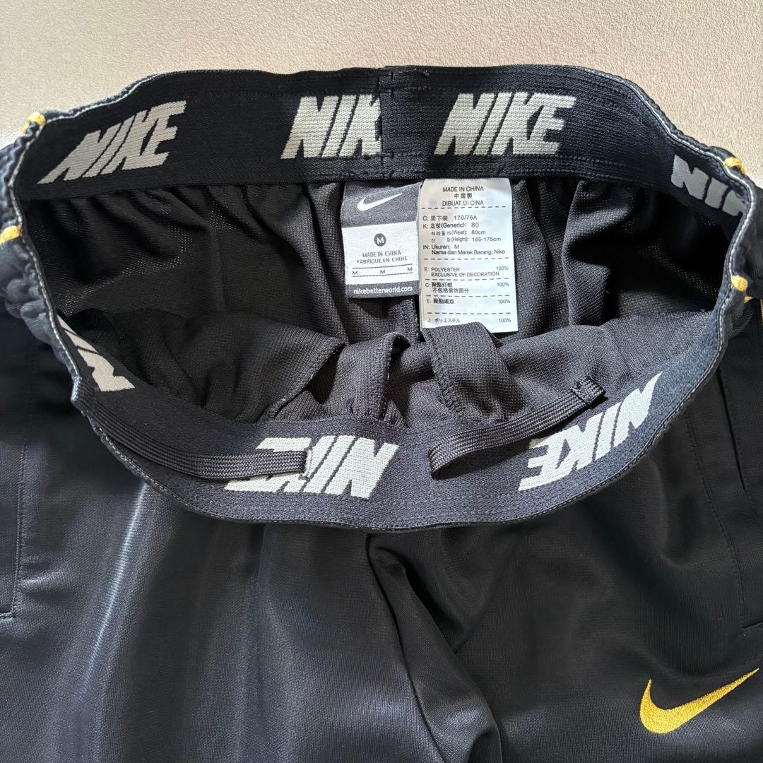 美品✨ NIKE ナイキ ジャージ 上下セット 黒 ゴールドM トレーニング