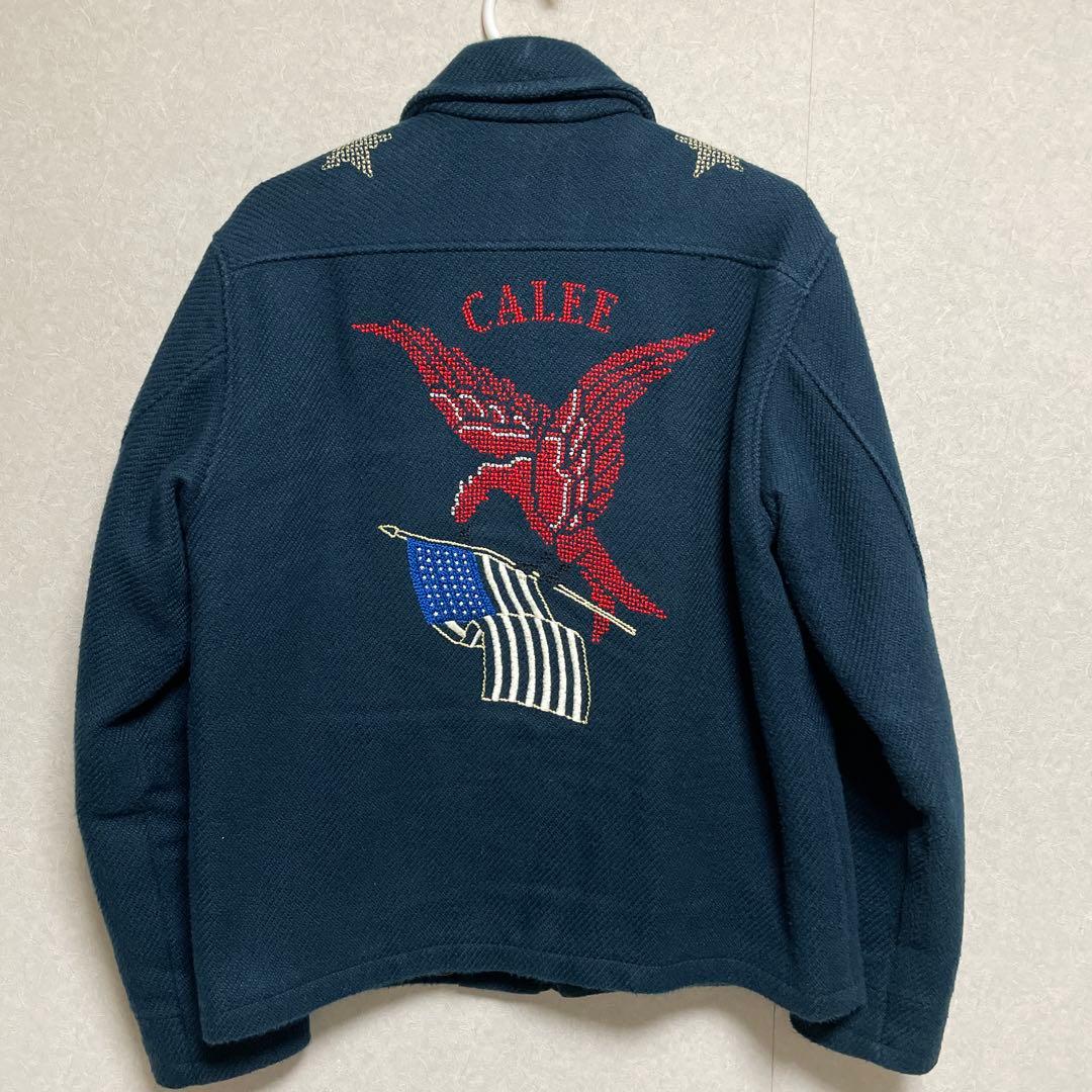 CALEE コットンスーベニアジャケット　クラシックペイズリー