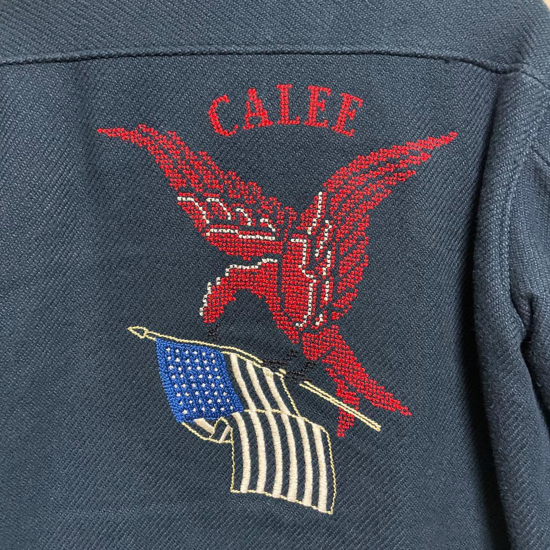 CALEE コットンスーベニアジャケット　クラシックペイズリー