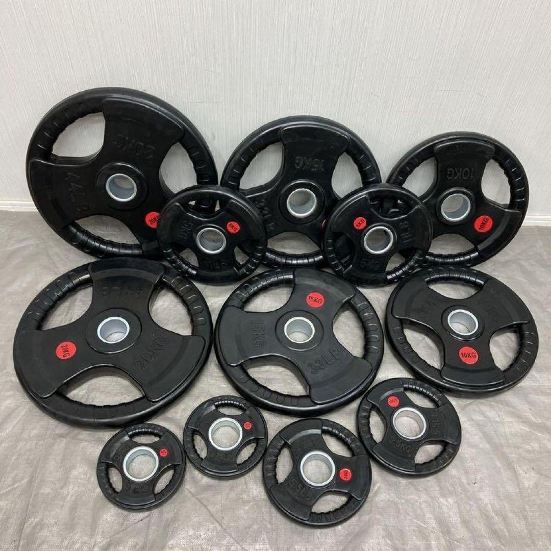 ★送料無料★12枚セット80kg バーベルプレート ウエイトプレート
