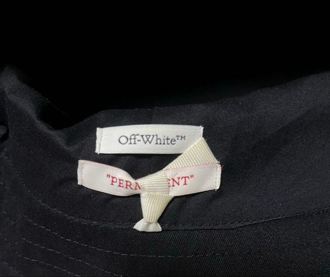 Off-White バケットハット ブラック