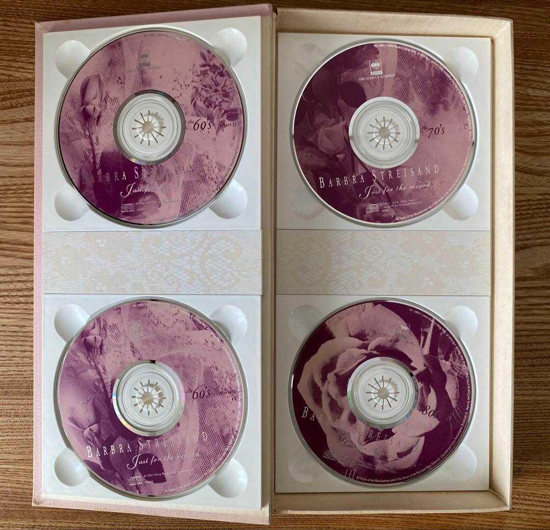 バーブラストライサンド4CDBOXセットJust for the record