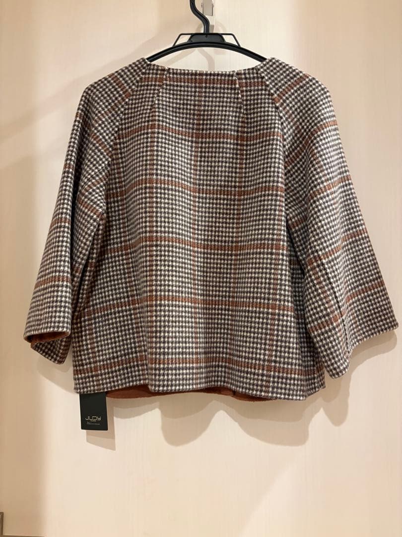 anJUDY COLLECTION チェック柄コート 38
