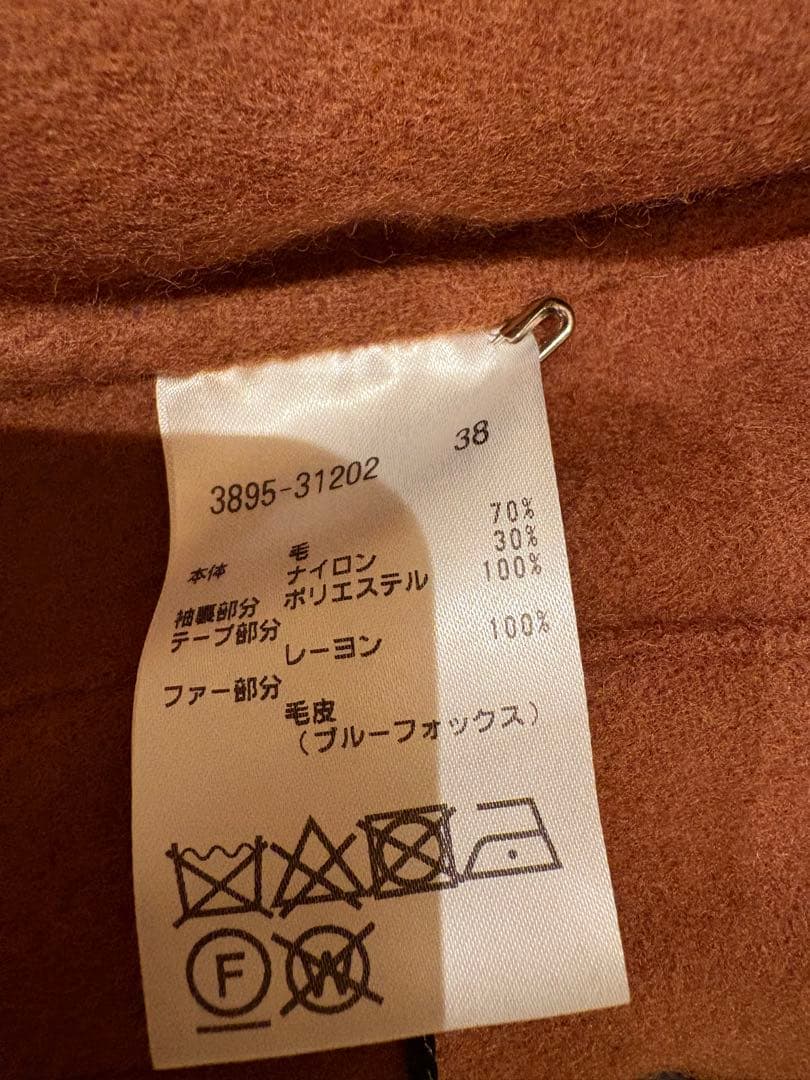 anJUDY COLLECTION チェック柄コート 38