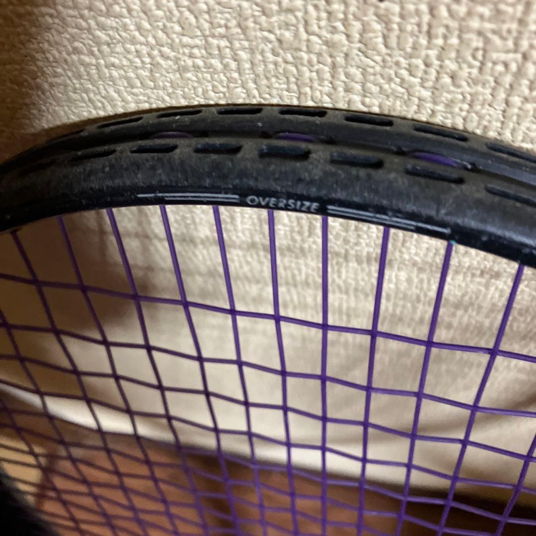 Prince テニスラケット 黒 水色ヨネックス
