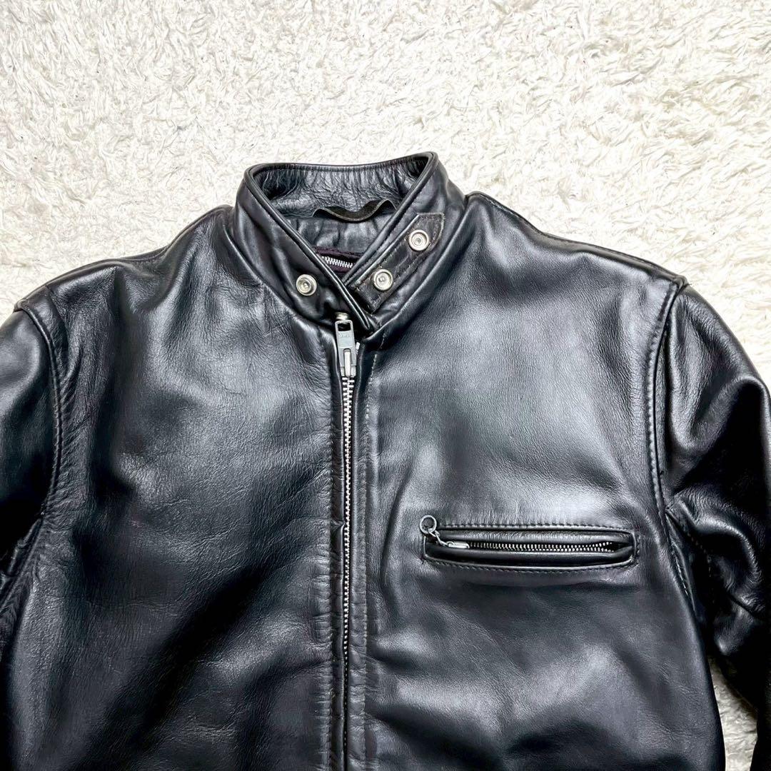 ◆2way/641◆SCHOTT シングルライダース レザージャケット 36