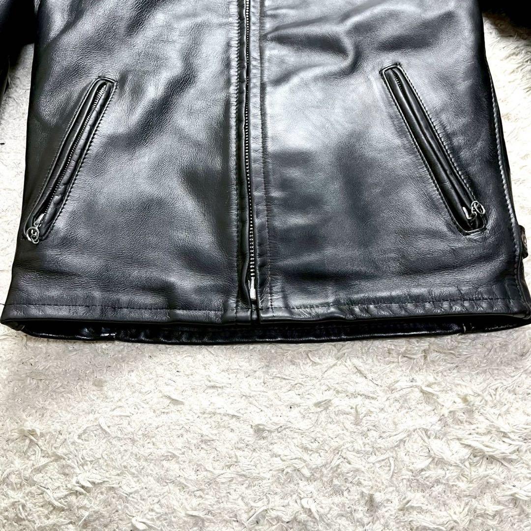 ◆2way/641◆SCHOTT シングルライダース レザージャケット 36