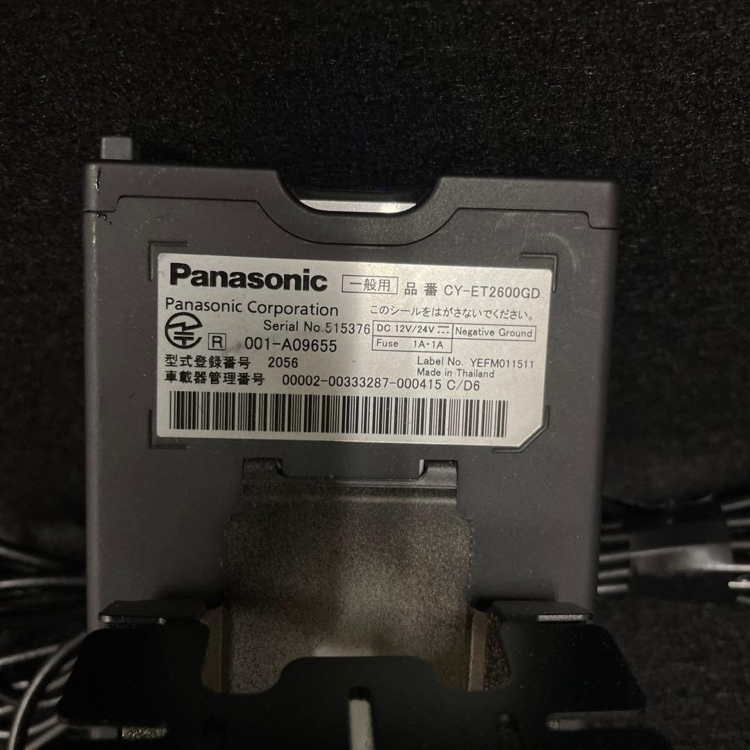 ETC2.0 パナソニックPanasonic CY-ET2600GD 普通車登録