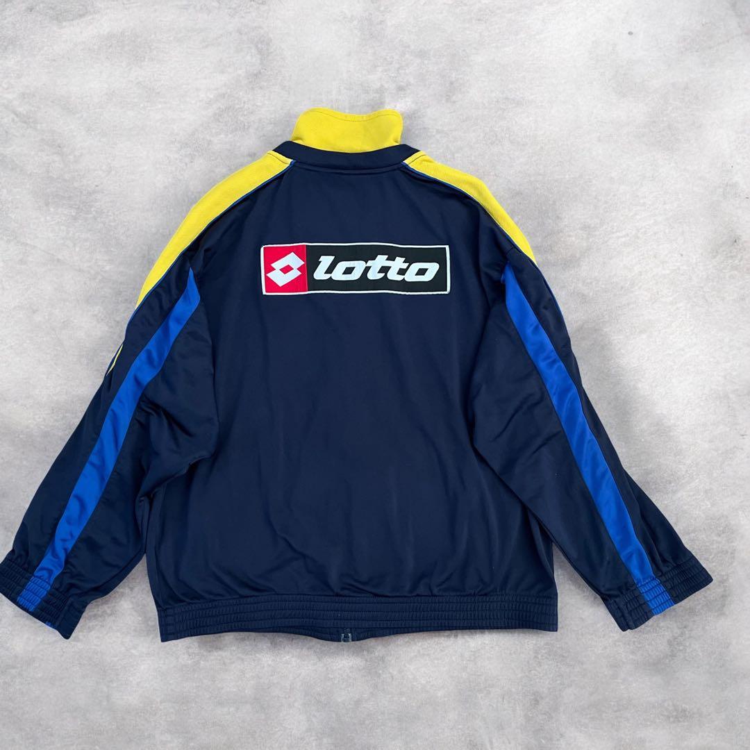 【希少】ロットLottoヴェローナ トラックトップ サッカー 刺繍ワッペン2XL