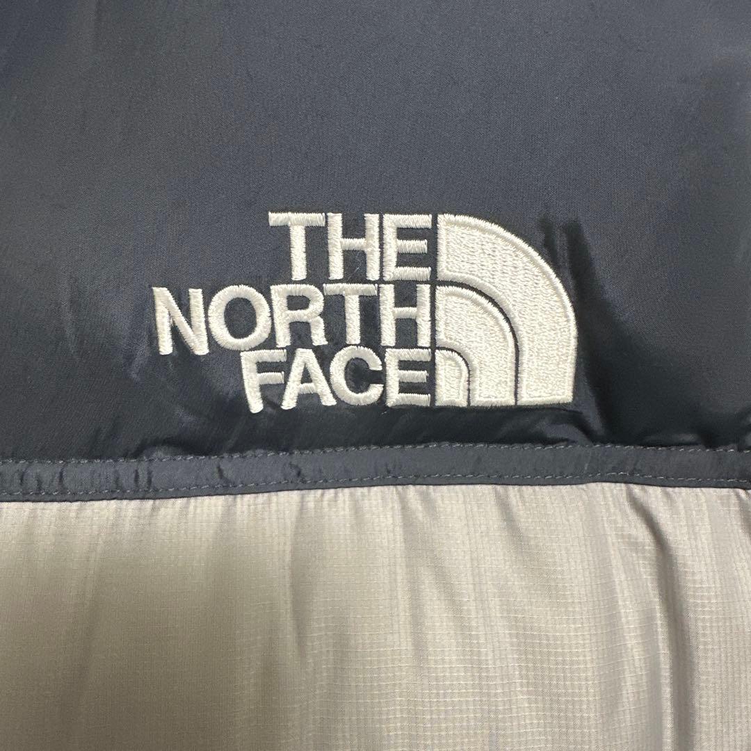 THE NORTH FACE ダウンベスト 黒・グレー　L ヌプシ