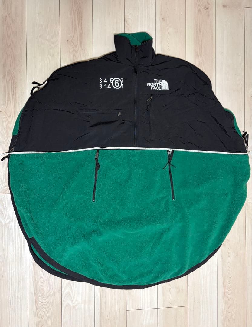 MM6 × NORTH FACE サークル デナリ ドレス　M　マルジェラ　緑