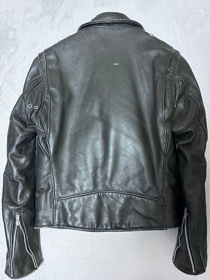 K*）様 Schott ダブルライダース 618 NS 黒サボテンタグ 別注 3