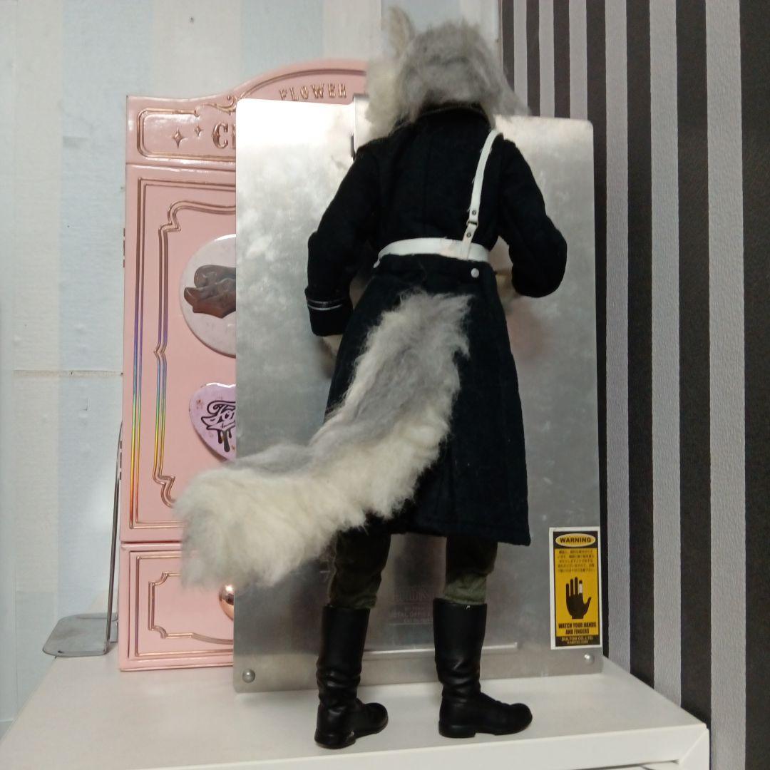 狼 ドール 人形 軍服 サーベル ぬいぐるみ フィギュア オオカミ 獣人