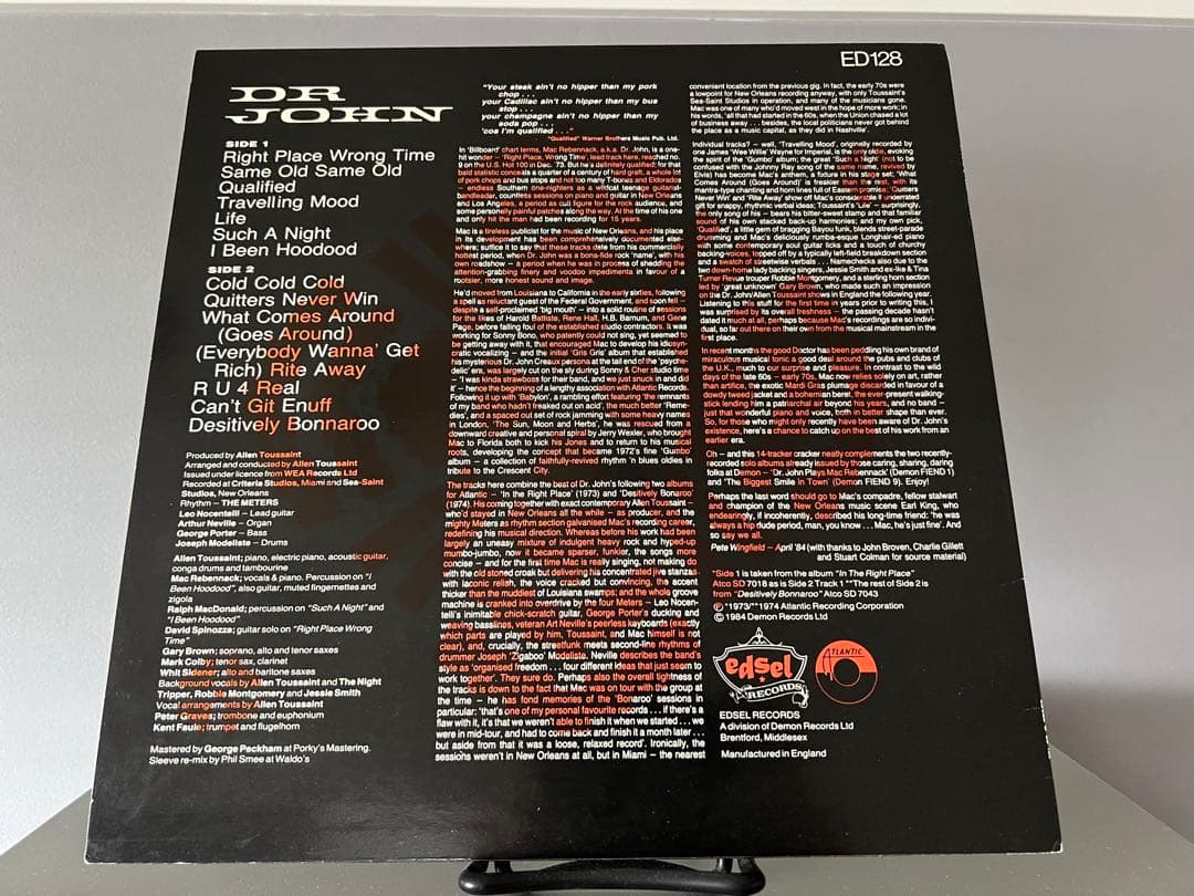 Dr. John I Been Hoodood LPレコード