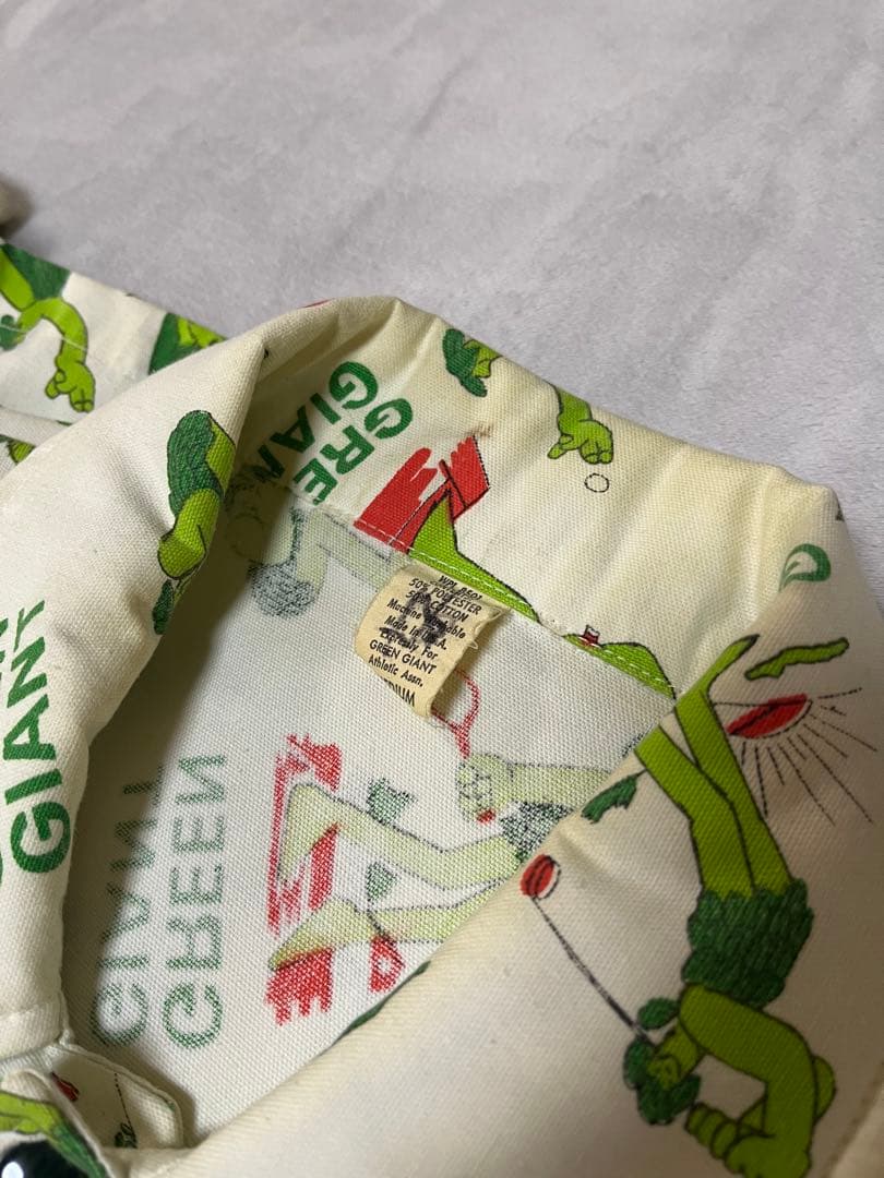 70s GREEN GIANT総柄ジャケット オモシーチャンネル ヤマダレン着用