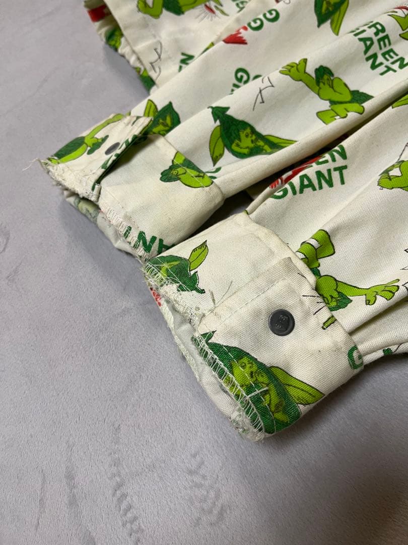 70s GREEN GIANT総柄ジャケット オモシーチャンネル ヤマダレン着用