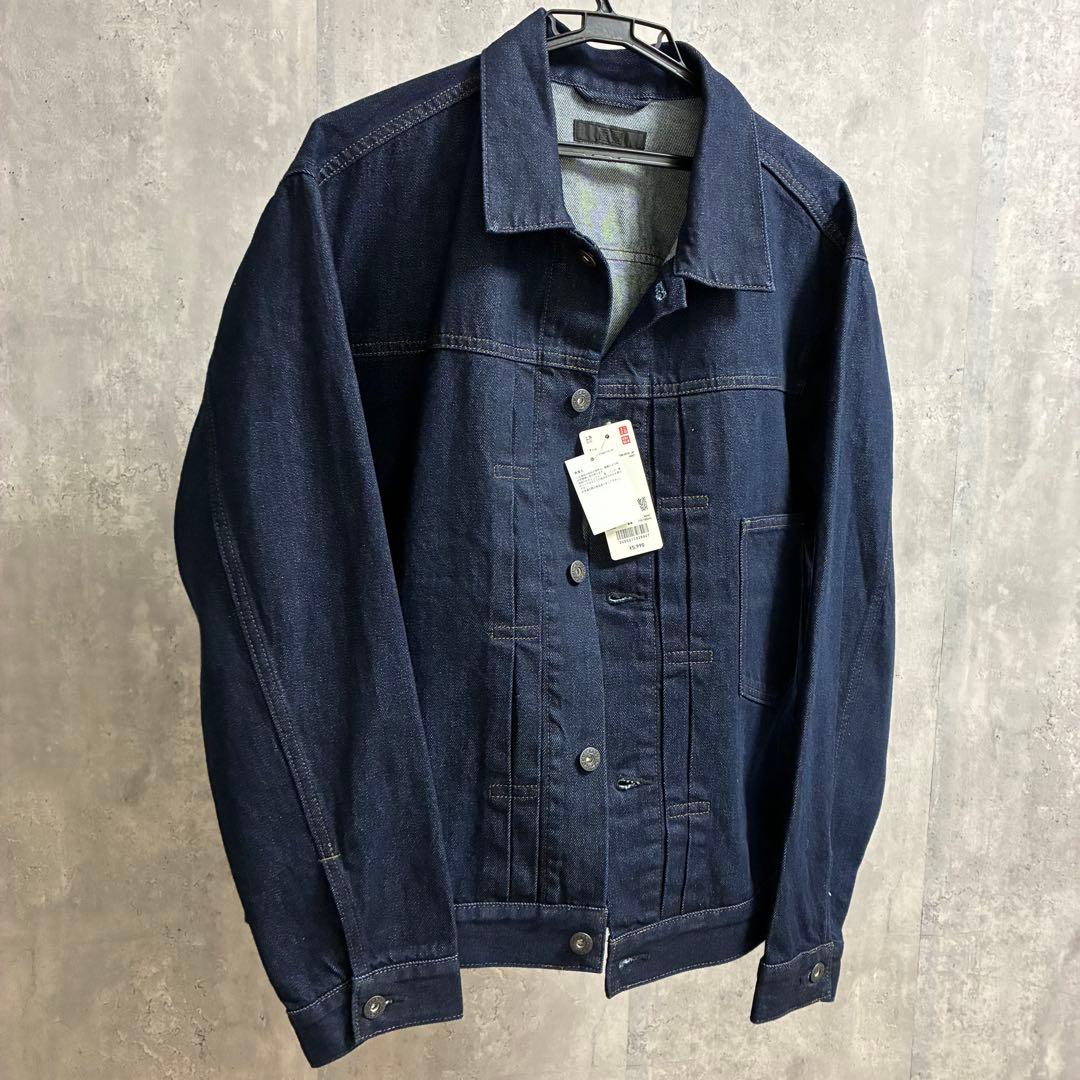 【未使用品】デニム　セットアップ　 ユニクロ ジャケットL パンツ30