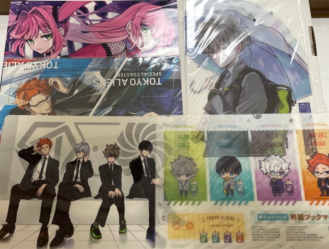 東京エイリアンズ 漫画 1~8 特典 ポストカード 色紙 グッズ 天空橋 ライカ