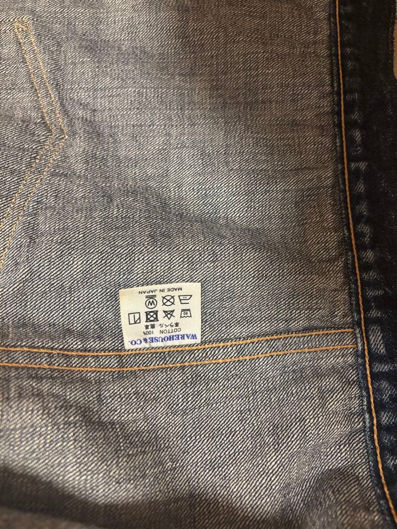 K*o様 ウエアハウス2001XX size38 ヴィンテージ級色落ち