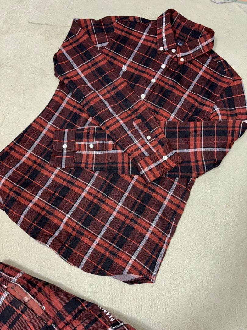 （美品）パーリーゲイツ 、グレンチェック柄シリーズ、セットアップ、サイズ1