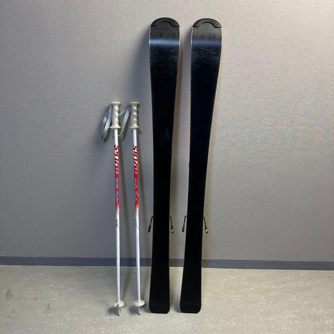 ロシニョール スキー板 ビンディング ストックセット ジュニア 中古