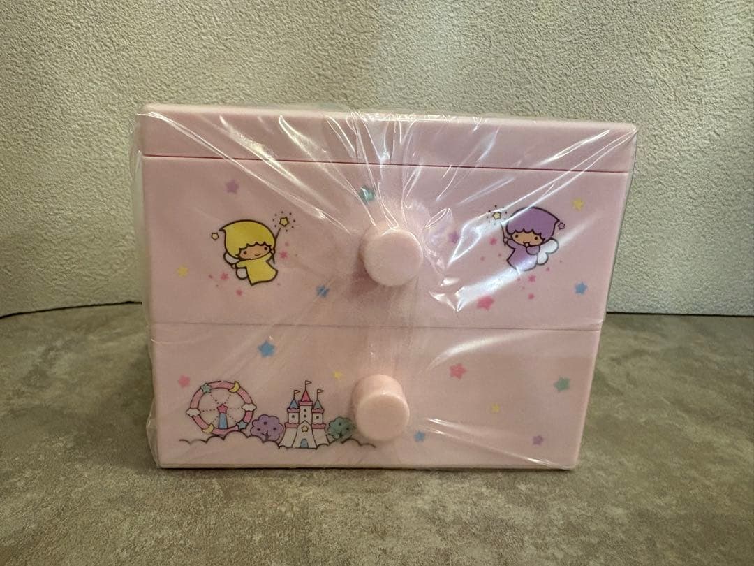 キキララ　リトルツインスターズ　2段ミニプラチェスト