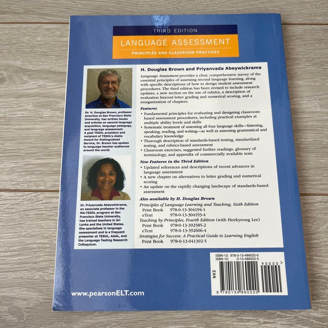 洋書 LANGUAGE ASSESSMENT THIRD EDITION