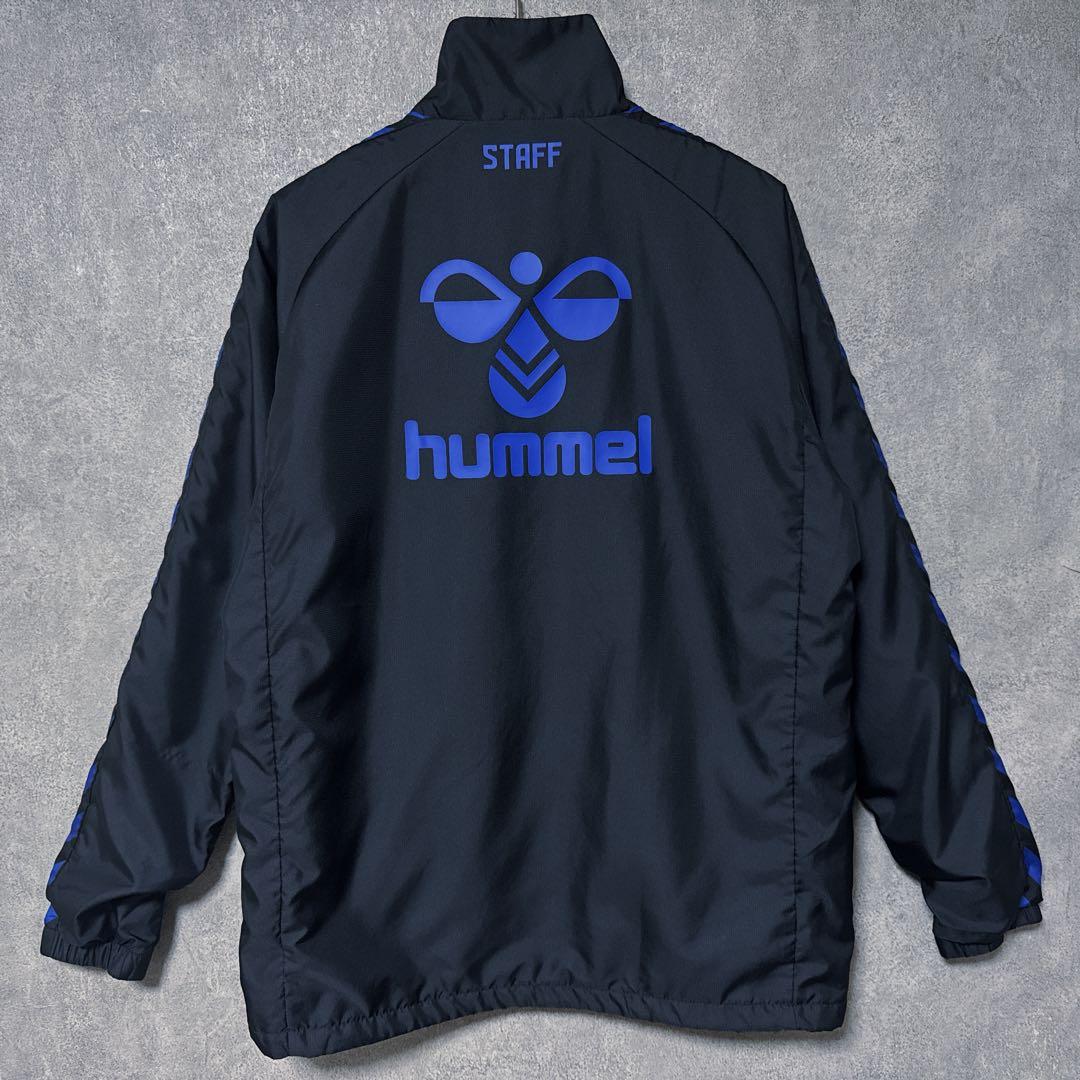 hummel ヒュンメル ガンバ大阪 STAFF ロゴ ナイロンジャケット M