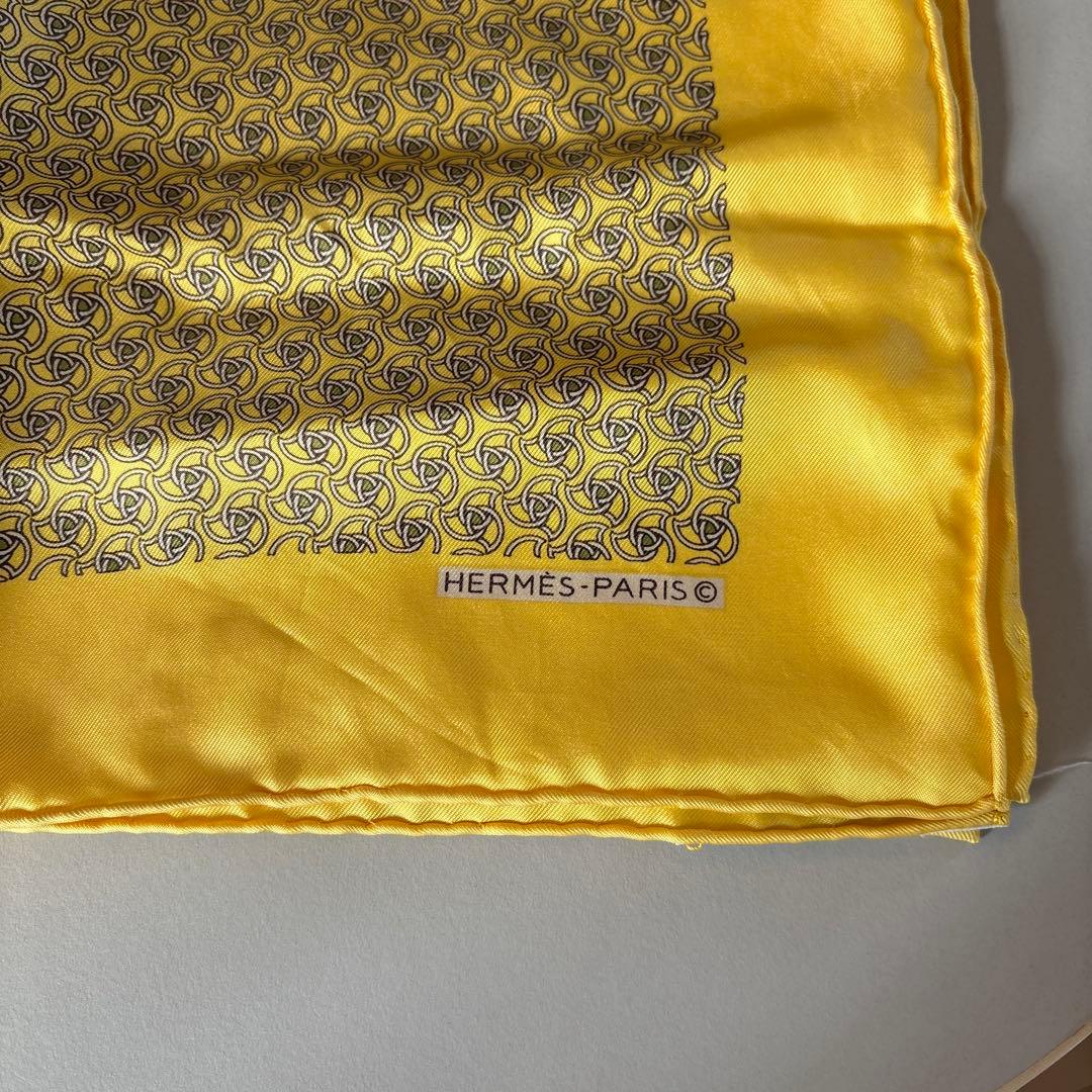 エルメス　プチカレ　ミニスカーフ　馬具