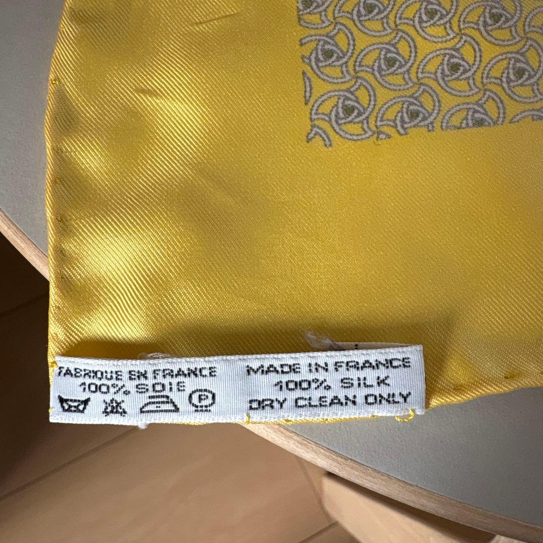 エルメス　プチカレ　ミニスカーフ　馬具