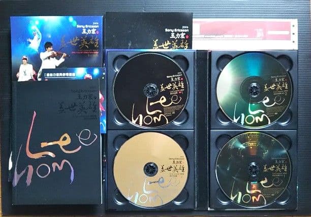 蓋世英雄演唱会　影音全紀録　台湾版　王力宏　2DVD+2CD　写真集付