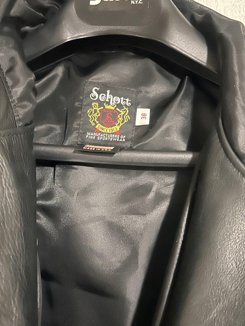 Schott 503HDT HOODED ONESTAR ショット　38 美品