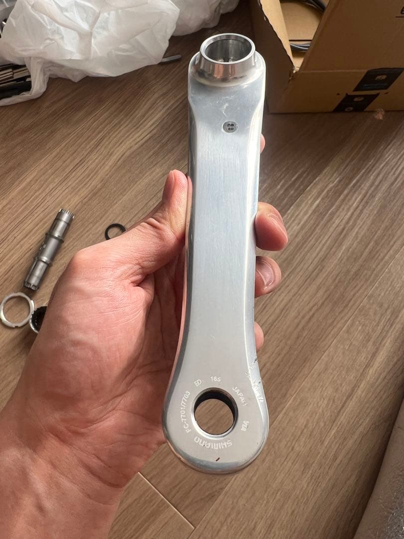 DURA-ACE シマノFC7701クランクセット トレンクル6500