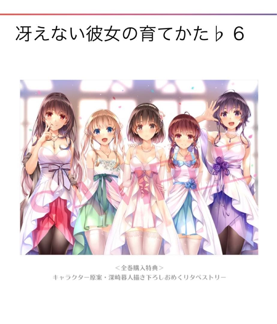 冴えない彼女の育て方♭Blu-ray・全巻収納BOX・おめくりタペストリー