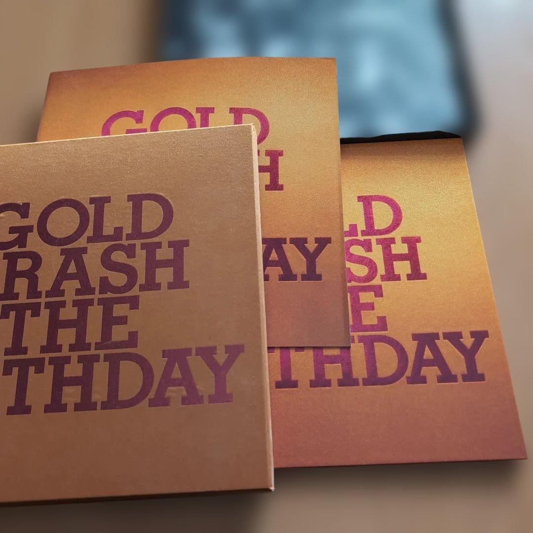 赤文字激レア超豪華完全限定GOLD TRASH THE BIRTHDAY