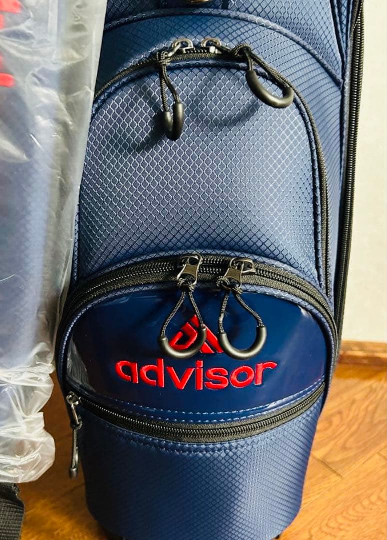 【新品.未使用】25年型モデルadvisar キャディバッグ. 紺