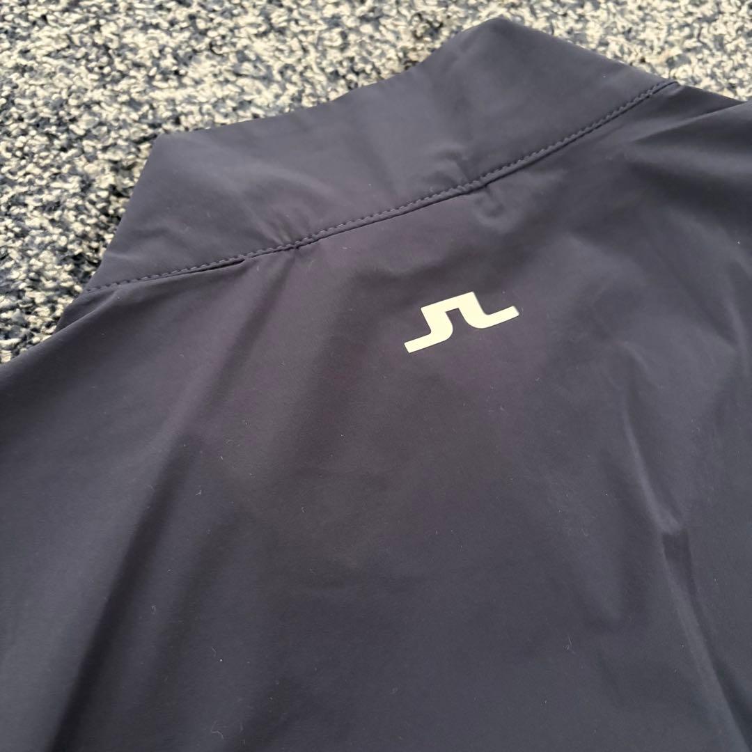 【未使用・タグ付】ジェイリンドバーグ　ジップ　ベスト　ゴルフウェア　紺色　XXL