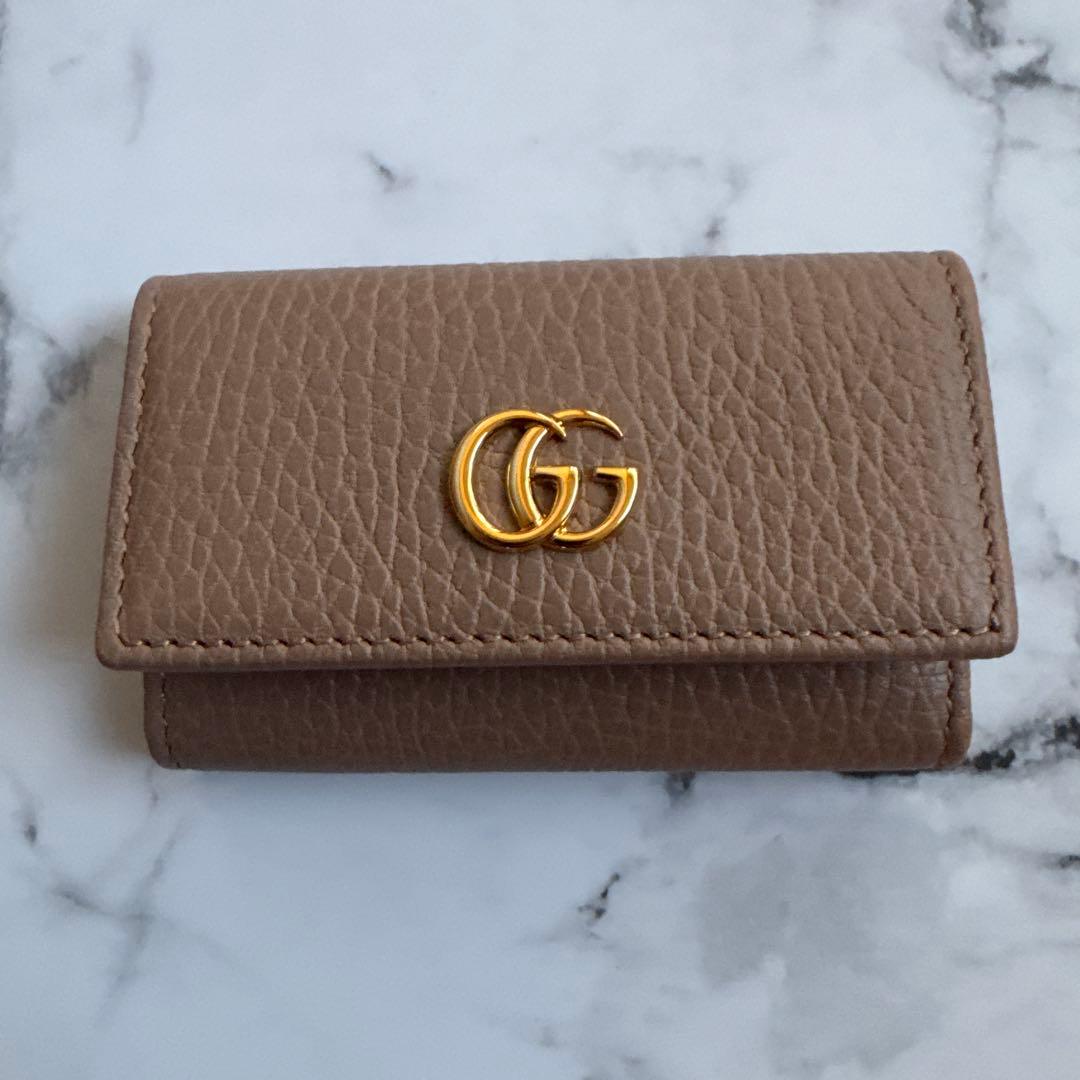 S【新品未使用】GUCCIグッチ GGマーモント レザー6連キーケース