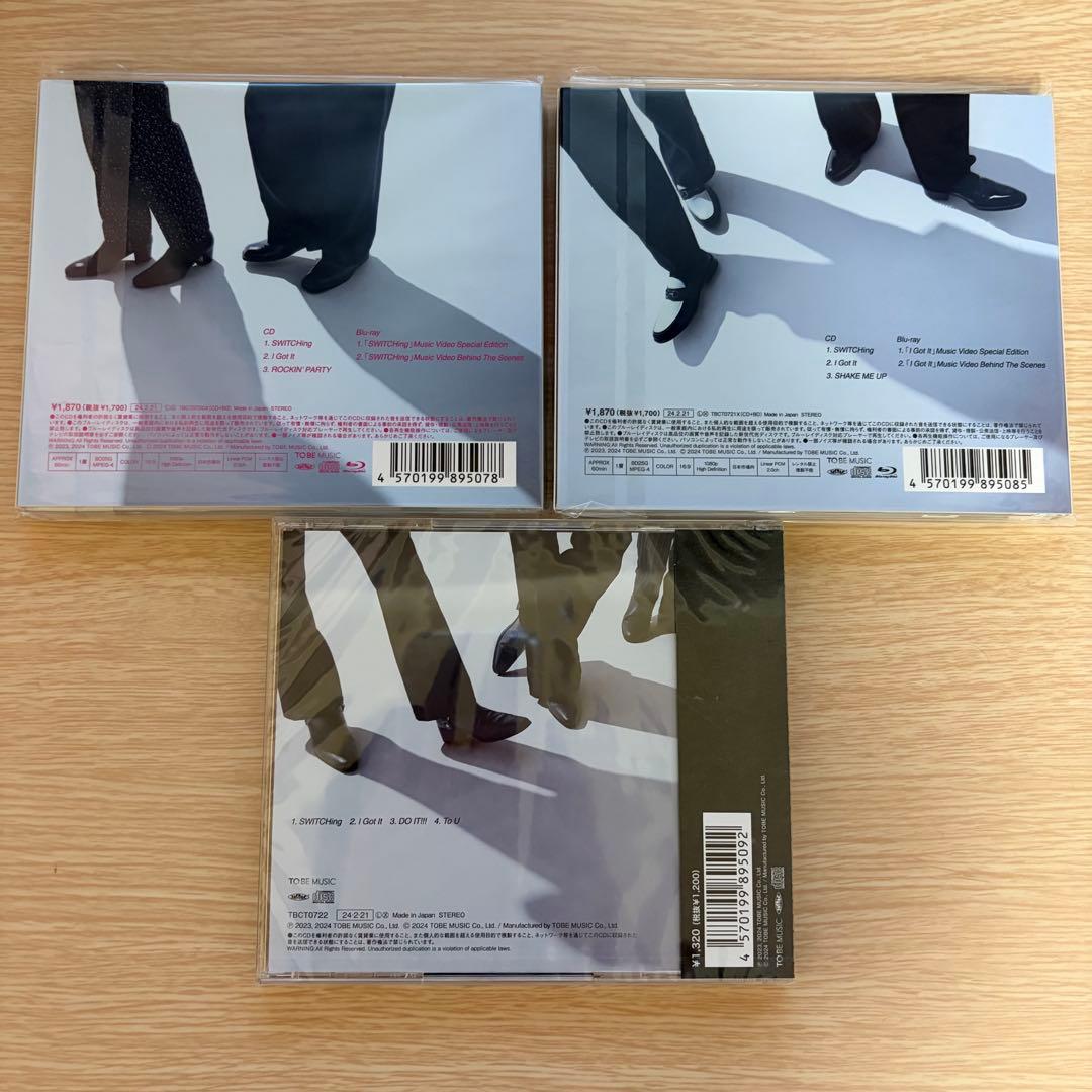 IMP. SWITCHing I Got It 初回盤A B 通常盤　CD
