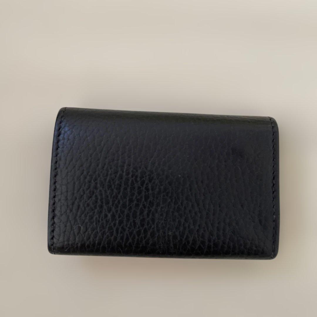 GUCCI ブラックレザーキーケース　箱.袋付き