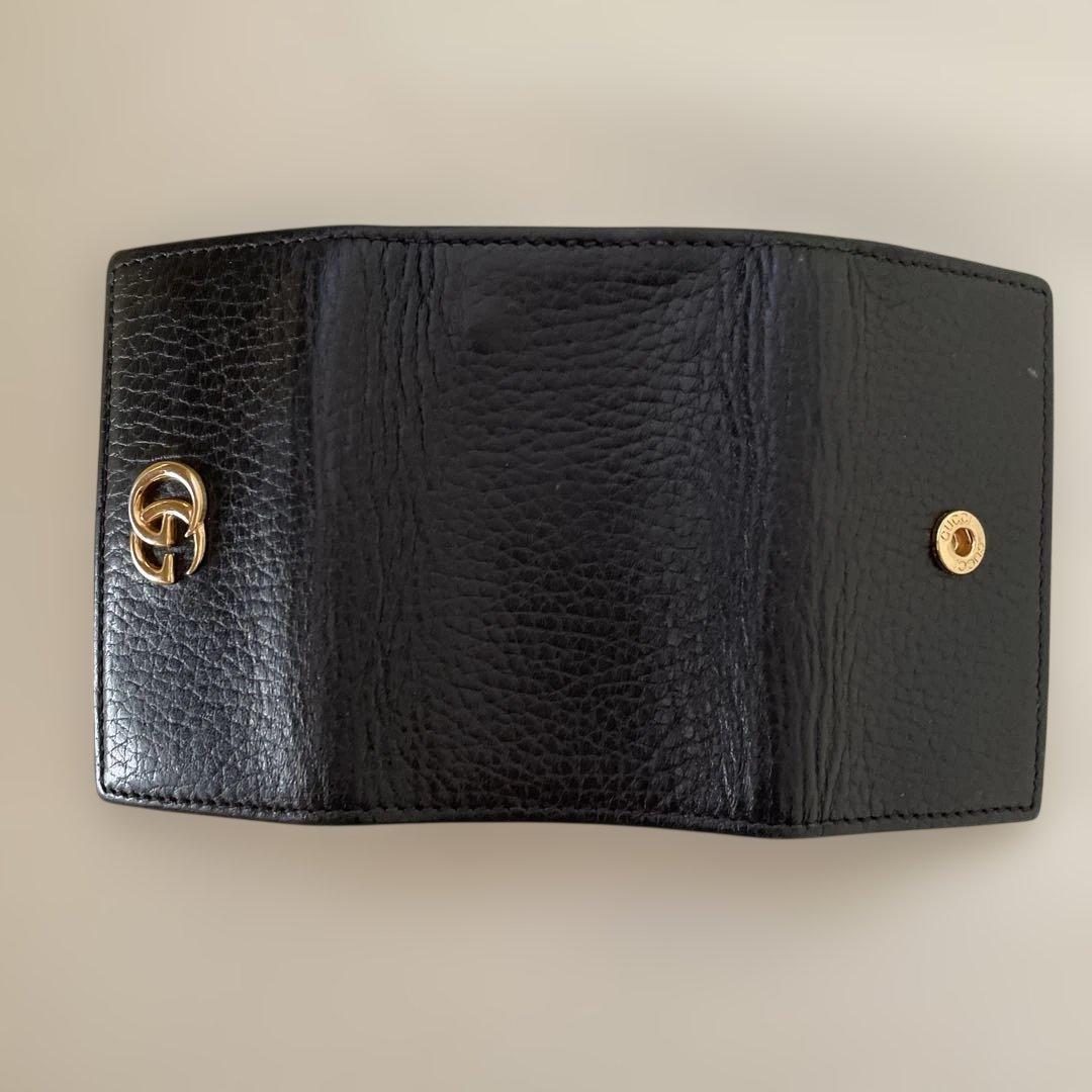 GUCCI ブラックレザーキーケース　箱.袋付き