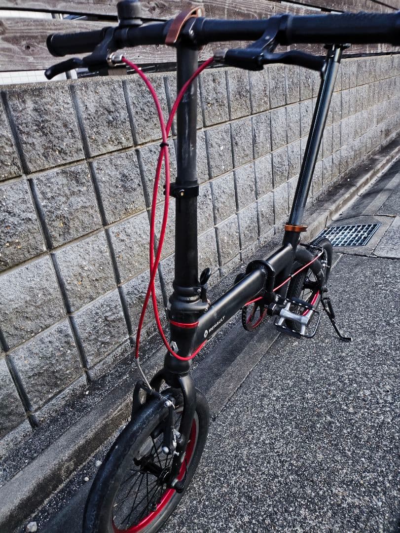 ルノー 折りたたみ自転車 ULTRA LIGHT 7 ウルトラライト7 ブラック