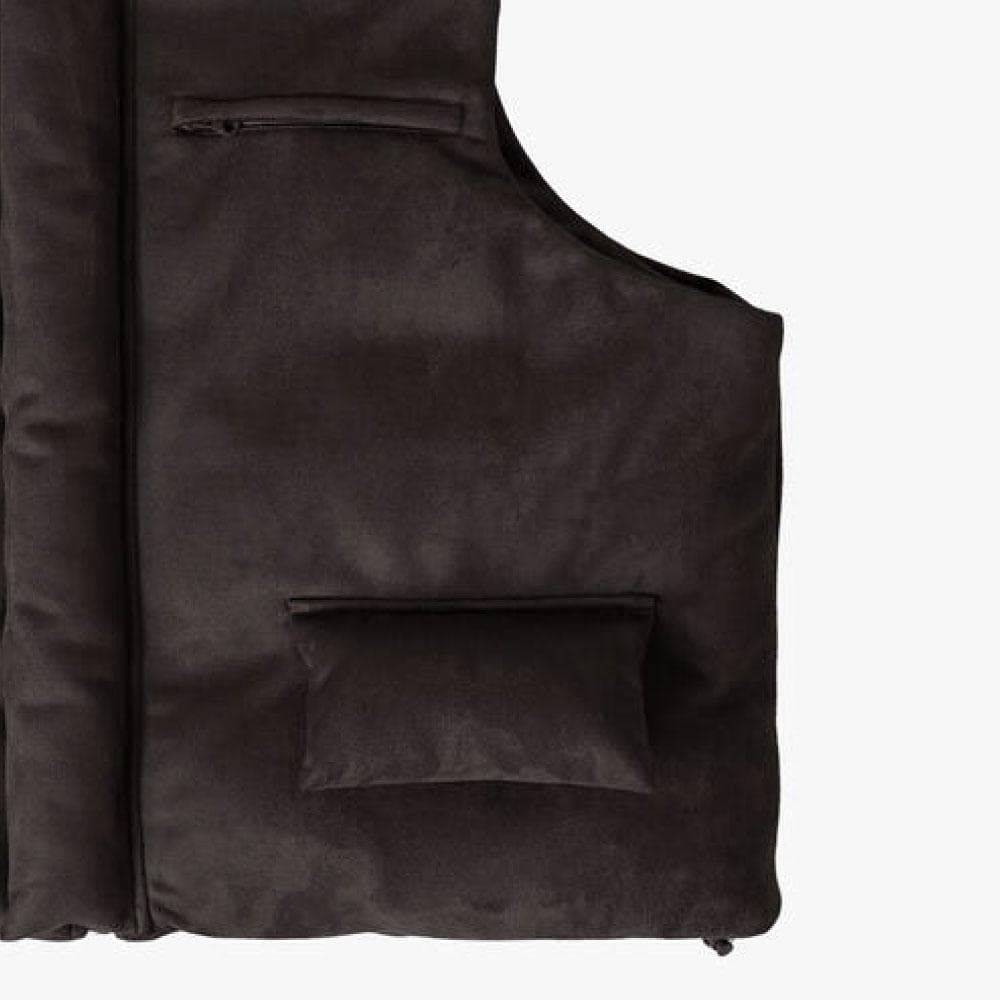 EPTM エピトミ Vest スエード リバーシブル パファー ベスト