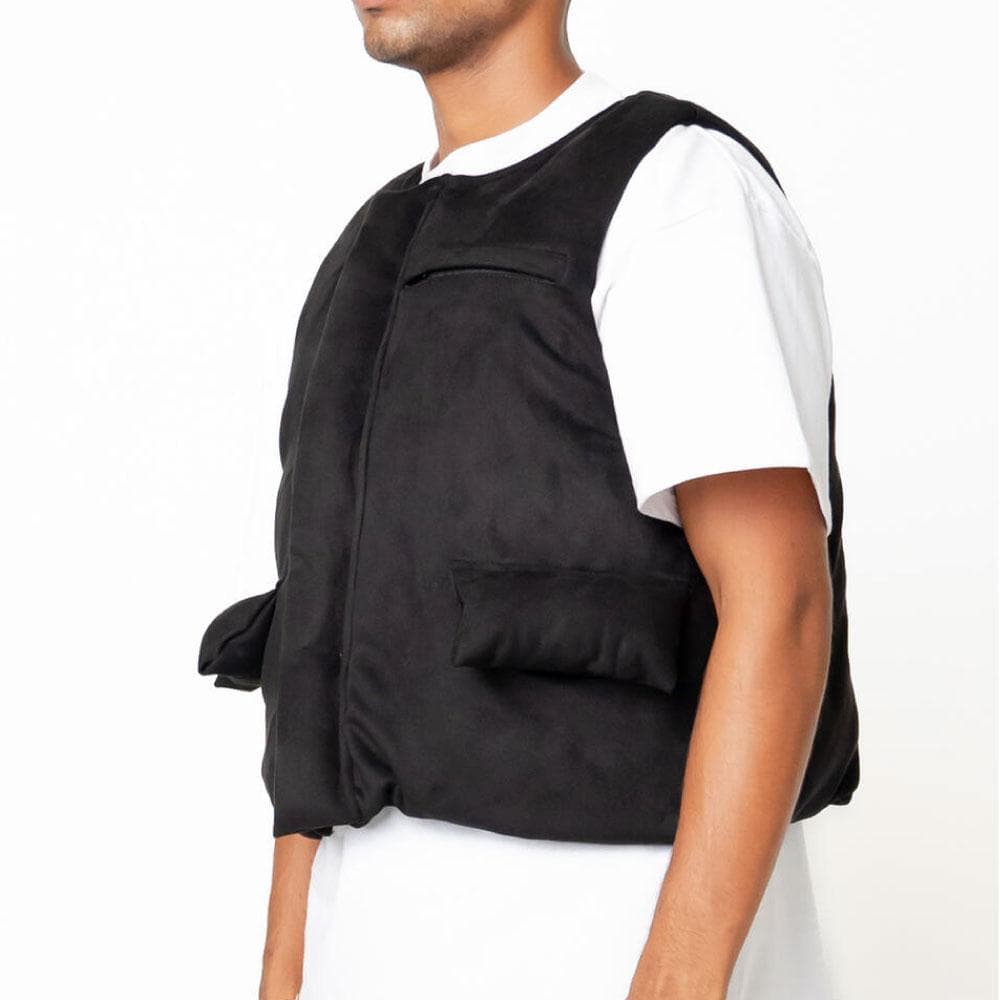 EPTM エピトミ Vest スエード リバーシブル パファー ベスト