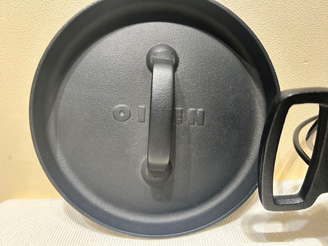 488　及源鋳造　OIGEN　ダッチオーブン天火 両手 22cm　展示品
